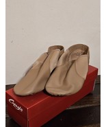 Capezio E Series Slip On Jazz Dance Shoe Leather Carmel Tan EJZA Adult - $569.25 MXN