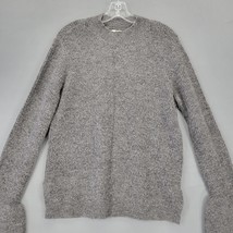 Free Generation Women Sweater Size M Gray Stretch Preppy Long Bell Sleev... - £16.27 GBP