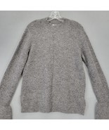 Free Generation Women Sweater Size M Gray Stretch Preppy Long Bell Sleev... - £16.27 GBP