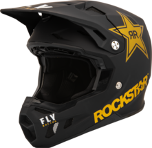 Fly Racing Mens MX Offroad Formula CC Rockstar Helmet (2023) Black/Gold Lg - £403.61 GBP