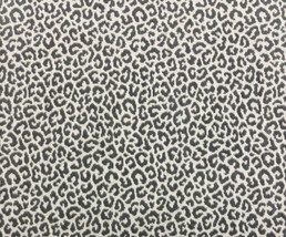 Scalamandre Panthera Velvet Smoke Gray Cheetah Ocelot Fabric Rem 41&quot; L X 50&quot;W - £101.53 GBP