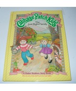 1984 Vintage Cabbage Patch Kids The Just-Right Family Hardcover Book Col... - £4.65 GBP