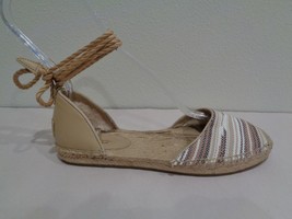 UGG Australia Size 7 LIBBI SERAPE Chestnut Espadrille Flats New Womens Shoes - £102.08 GBP