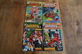 Daredevil #121 122 123 124 Marvel Comic Book Lot of 4 FN- 5.5 Black Widow Hydra - £34.75 GBP