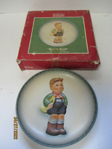 VINTAGE SCHMID HARK THE HERALD 1984 1ST ANNUAL STATUETTE PLATE INSPIRED ... - $9.99