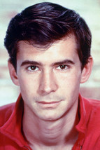 Anthony Perkins In Red Shirt 1950&#39;s Color 18x24 Poster - £18.86 GBP