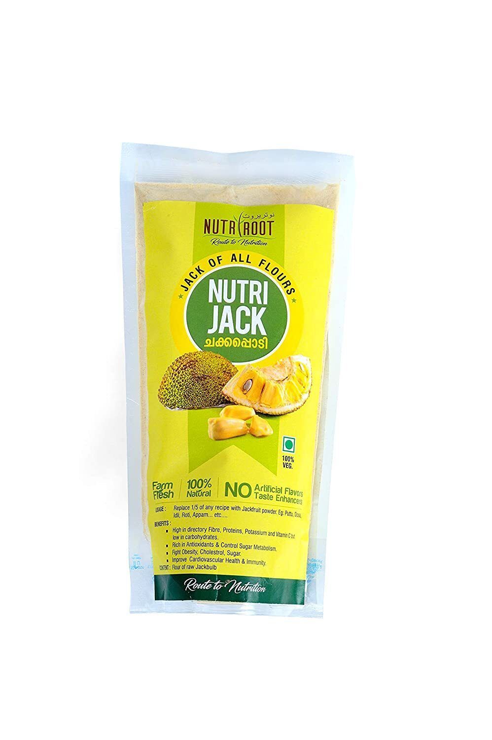 Primary image for Nutri Jack Jackfruit Flour, Raw Jackbulb Powder 250 Grams (Pack of 1) FREE SHIP