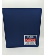 Vintage Amway 3 Ring Blue Binder Notebook Made In USA  SA-997 USED Binder Only - $6.44