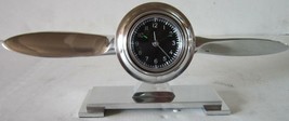 Art Deco Aluminum Propeller Desk Clock  Model Authentic Models  AP111 - $79.95