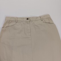 Christopher & Banks RN#63823 Women's Tan/Khaki Cotton Denim Skirt Size 12 image 9