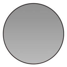 Flash Furniture 36&quot; Round Black Metal Framed Wall Mirror - Large Accent ... - $179.73