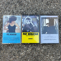 Pat Benatar 3 Cassette Lot: Crimes of Passion, Seven The Hard Way, Self-Titled - £8.97 GBP