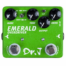 Joyo Dr. J D-60 Emerald Overdrive + Boost Pedal True Bypass New - £44.51 GBP