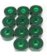 Crate and Barrel Taper Holder Green Candle Holder Heavy 2&quot; Dia x .9 H Lo... - $314.62 MXN