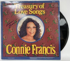 Connie Francis Signed Autographed &quot;Treasury of Love Songs&quot; Record Album - £26.15 GBP