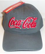 NWT Coca-Cola GRAY W/ RED LOGO NOVELTY BASEBALL HAT - €19,94 EUR