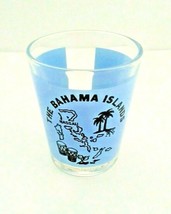 Shot Glasses Bahama Islands Wrap Around Glass  - $6.26