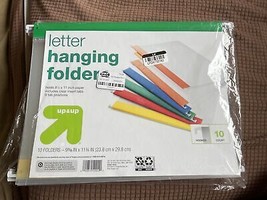 Open pack- 10 letter hanging folders Up&amp;Up - £3.23 GBP
