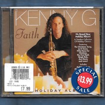 New Sealed CD Kenny G Faith A Holiday Album with cover crack ships First Class - £15.62 GBP