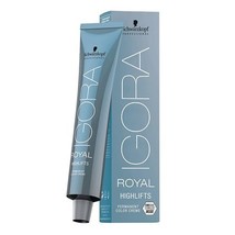 Schwarzkopf Igora Royal Highlifts 10-1 Ultra Blonde Cendre Permanent Col... - $223.12 MXN