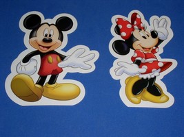 Disney Parks Mickey Mouse Minnie Mouse Shaped Postcards Lot Of 2 New Unused - $24.99