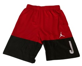 Nike Air Jordan Dri-Fit Boys Athletic Red Black &amp; White Shorts Sz M Mult... - £27.30 GBP