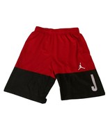 Nike Air Jordan Dri-Fit Boys Athletic Red Black &amp; White Shorts Sz M Mult... - £27.30 GBP