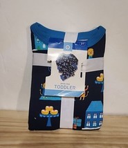 New Family Sleep Toddler Blue Pajama Set Hanukkah Menorah Dreidel Lion Size 3T - £6.82 GBP