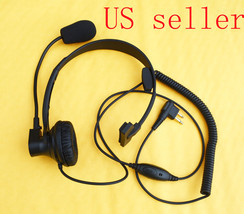 Over Head Headset/Earpiece Boom Mic Radio Cp200 Cp250 Cp300 Gp2000 - $27.32