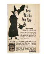 1950 US Plywood Wizards With Wood Advertisement Woodworking Glue Varnish... - $368.02 MXN