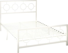 Christopher Knight Home Doris Queen-Size Geometric Platform Bed Frame, Iron, - £199.72 GBP