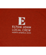 Elton John 2022 North America Tour Carpenter Local Crew XL T-Shirt - $582.25 MXN