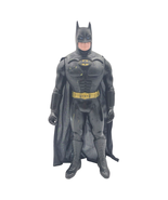 Vintage 1992 14&quot; Batman Returns Figure Black Gold Michael Keaton Cloth Cape - £23.29 GBP