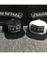 Chrome Hearts Style Trucker Cap Hat Flat Brim Hollywood Cross Patch 1:1 Dupe Rep - $38.99