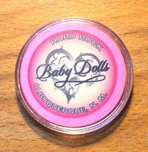 (1) Hard Rock Casino Roulette Chip - Pink - Baby Dolls - Albuquerque, Ne... - £6.30 GBP