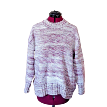 Old Navy Sweater Warm Space Dye Women Cozy Size Medium Multicolor Oversized - $18.17