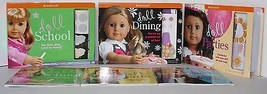 American Girl Doll Dining, Doll Parties, Doll School Craft Kits & Book + 3 Books - $19.79