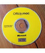 Office Mac 2004 Install Disc Software CD with Serial Number - $19.99