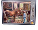 Ellen Jean Diederich Artist Fargo North Dakota Horse Puzzle 513 pc NIB S... - $41.52