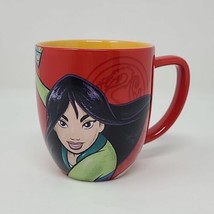 Disney Princess Mulan Coffee Mug Portrait Live With Honor  Ceramic Cup - £14.73 GBP