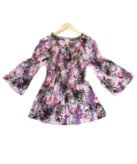 Spense Blouse Juniors Womens Small Floral Fairy Cottagecore Smocked Gyps... - £27.75 GBP