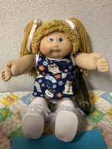 Vintage Cabbage Patch Kid Girl HTF Butterscotch Hair Blue Eyes HM#5 OK Factory - £137.71 GBP