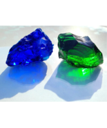 Andara &#39;&#39;Synergy Activation&#39;&#39; 450 Gram Emerald &amp; Cosmic Blue Twin Collec... - £166.03 GBP
