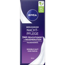 Nivea Soothing Night Care Face Cream For Sensitive Skin 50ml-FREE Shipping - £11.83 GBP