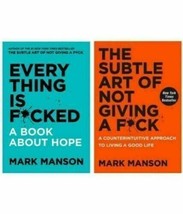 Mark Manson Boxset - NEW 2 Books combo Set (Subtle art And Everything is f*cked) - $13.25