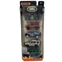 Matchbox 2016 Land Rover 5-Pack SVX, Ninety,Freelander,Discovery, 110 Dented Box - $24.63