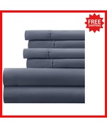 Elegant Stone 6-Piece California King Sheets – Ultra-Soft &amp; Deep Pocket ... - €43,59 EUR