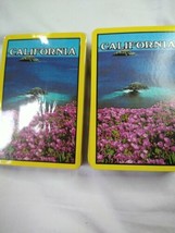 Vintage Souvenir of California 2 Deck&#39;s Playing Cards - Coast  (1 sealed) w/ tin - £5.91 GBP