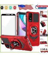 TCL ION X &amp; V Case with 360° Rotating Kickstand, Screen Protector &amp; Red ... - $350.61 MXN