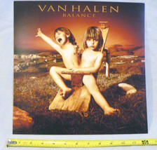 Van Halen -Balance- Poster 2-Sided Flat Square Promo 12x12 Rare (Siamese... - $39.99